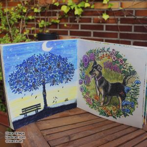 arbol con buhos secret garden